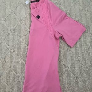 Under Armour Rush Short Sleeve Womens Training Top - Pink small